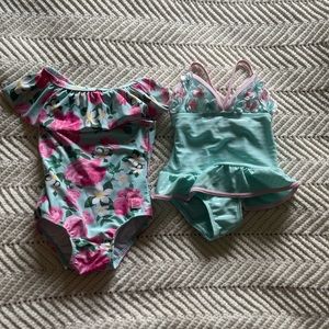 Bathing suits size 18-24 and 2T